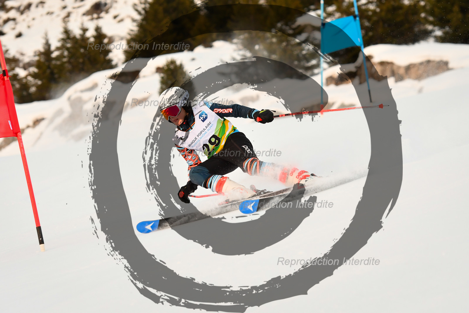 fleche Vaujany ESF Montfrais