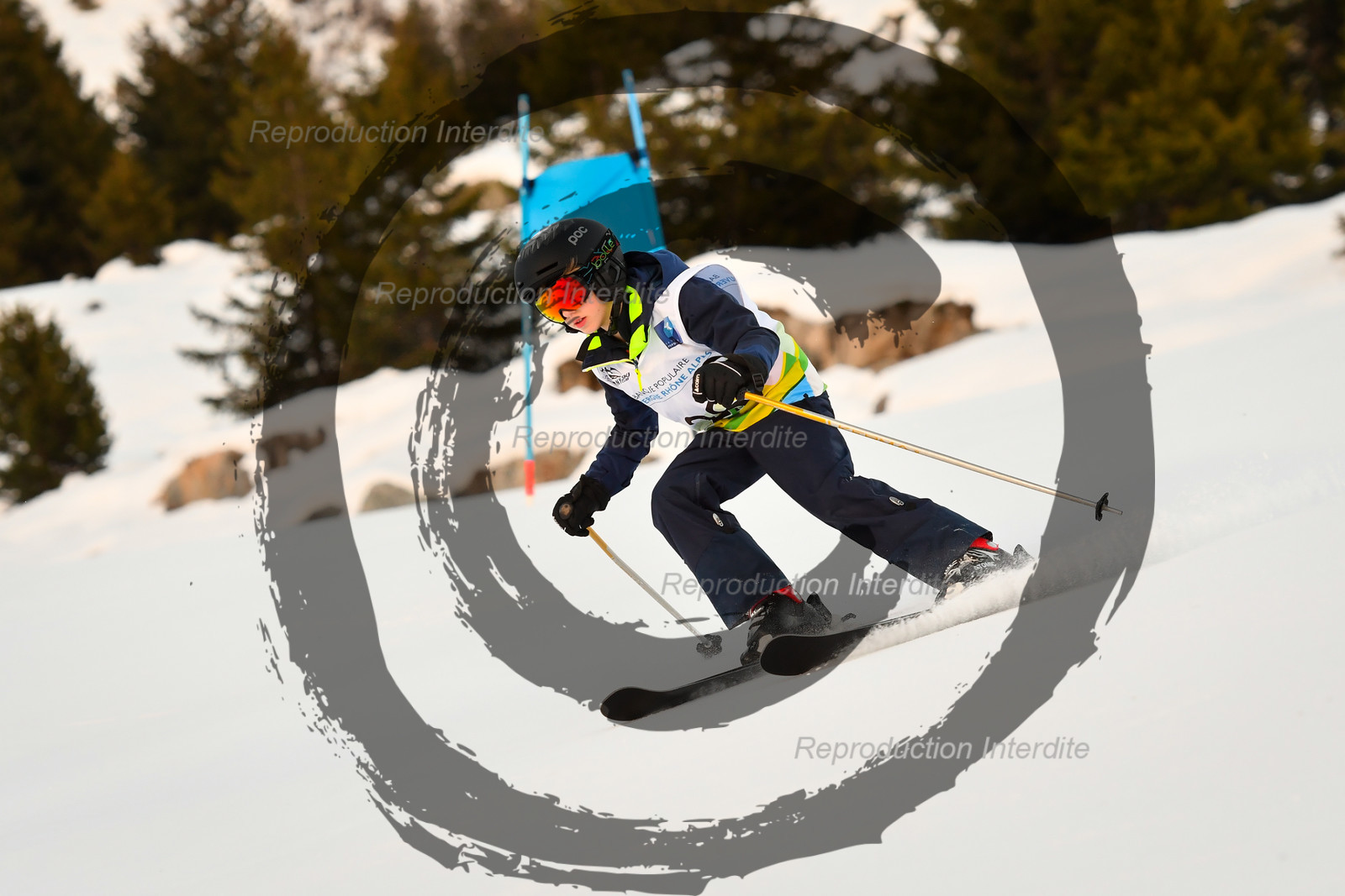 fleche Vaujany ESF Montfrais