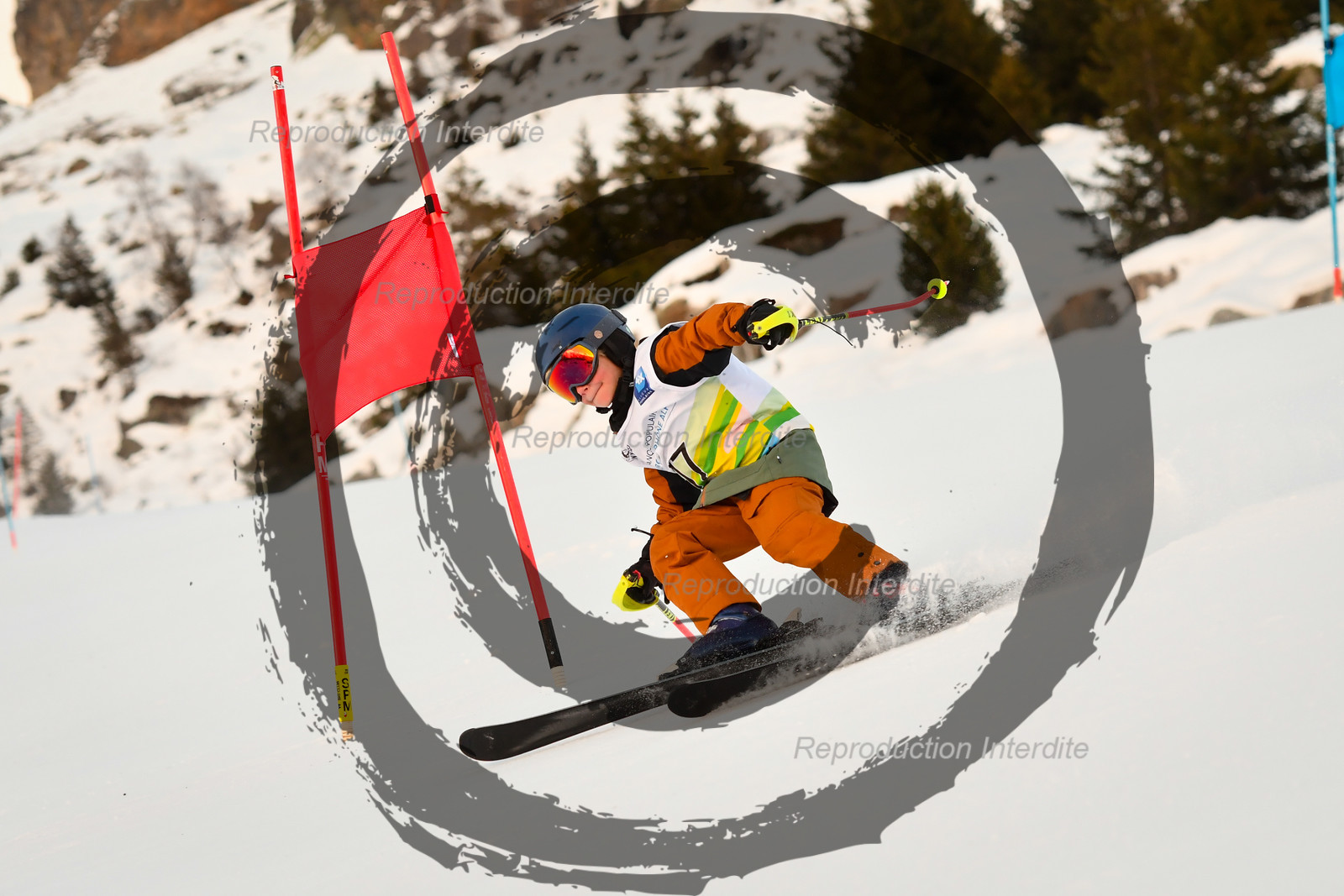 fleche Vaujany ESF Montfrais