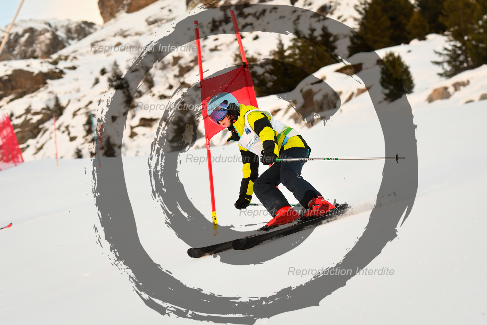 fleche Vaujany ESF Montfrais